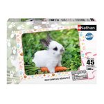 Nathan Puzzle Lapin et Carotte 45 Pièces - Jeu Éducatif pour Enfants