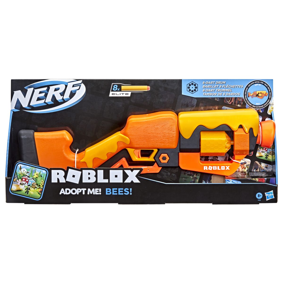 HASBRO Pistolet Nerf Roblox Adopt me Bees