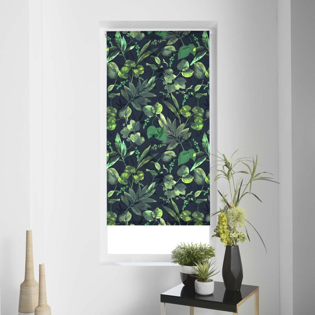 Paris Prix Store Enrouleur Tamisant  Forrest  90x180cm Vert
