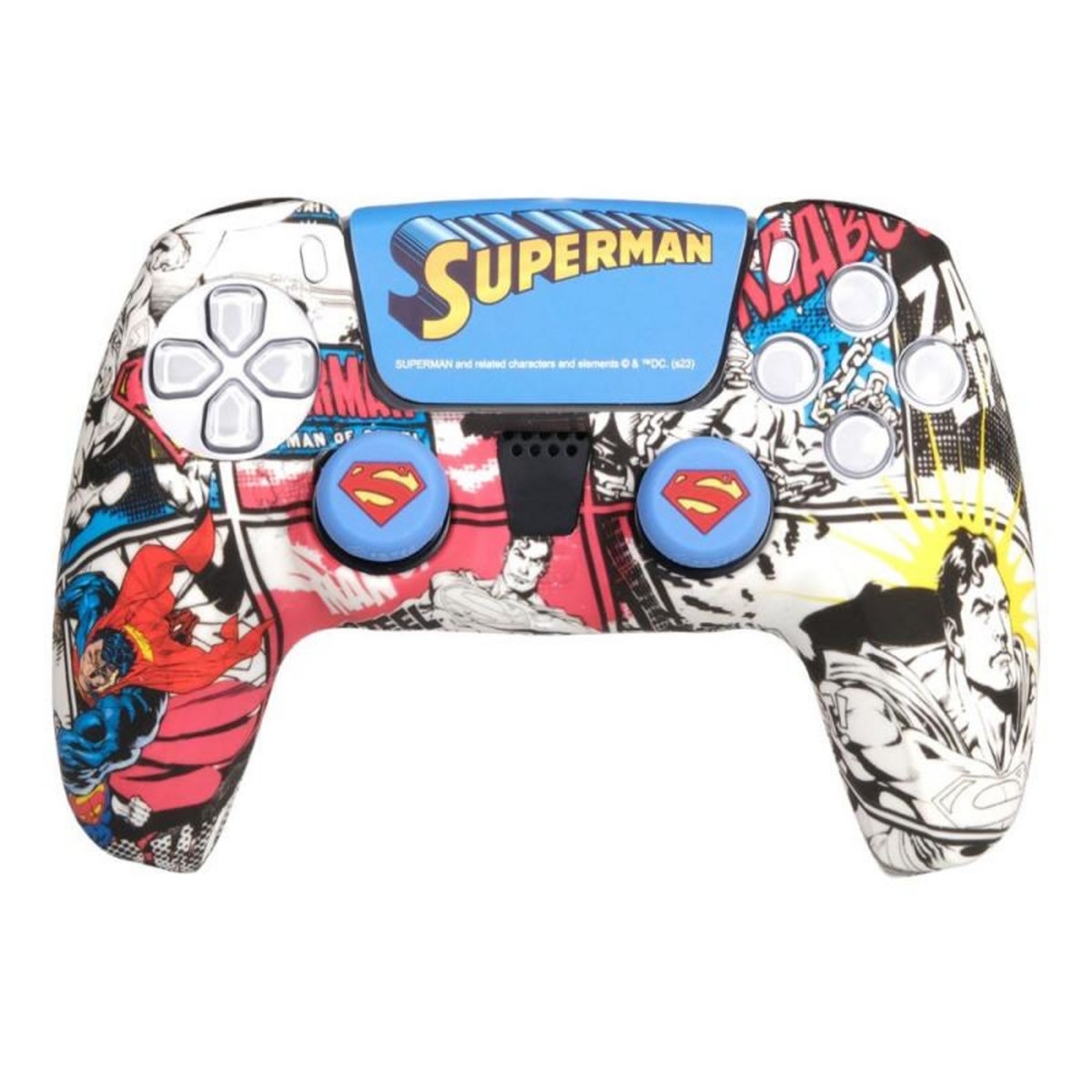 Just for games Kit Accessoire personnalisé Just For Games DC Superman pour manette PS5