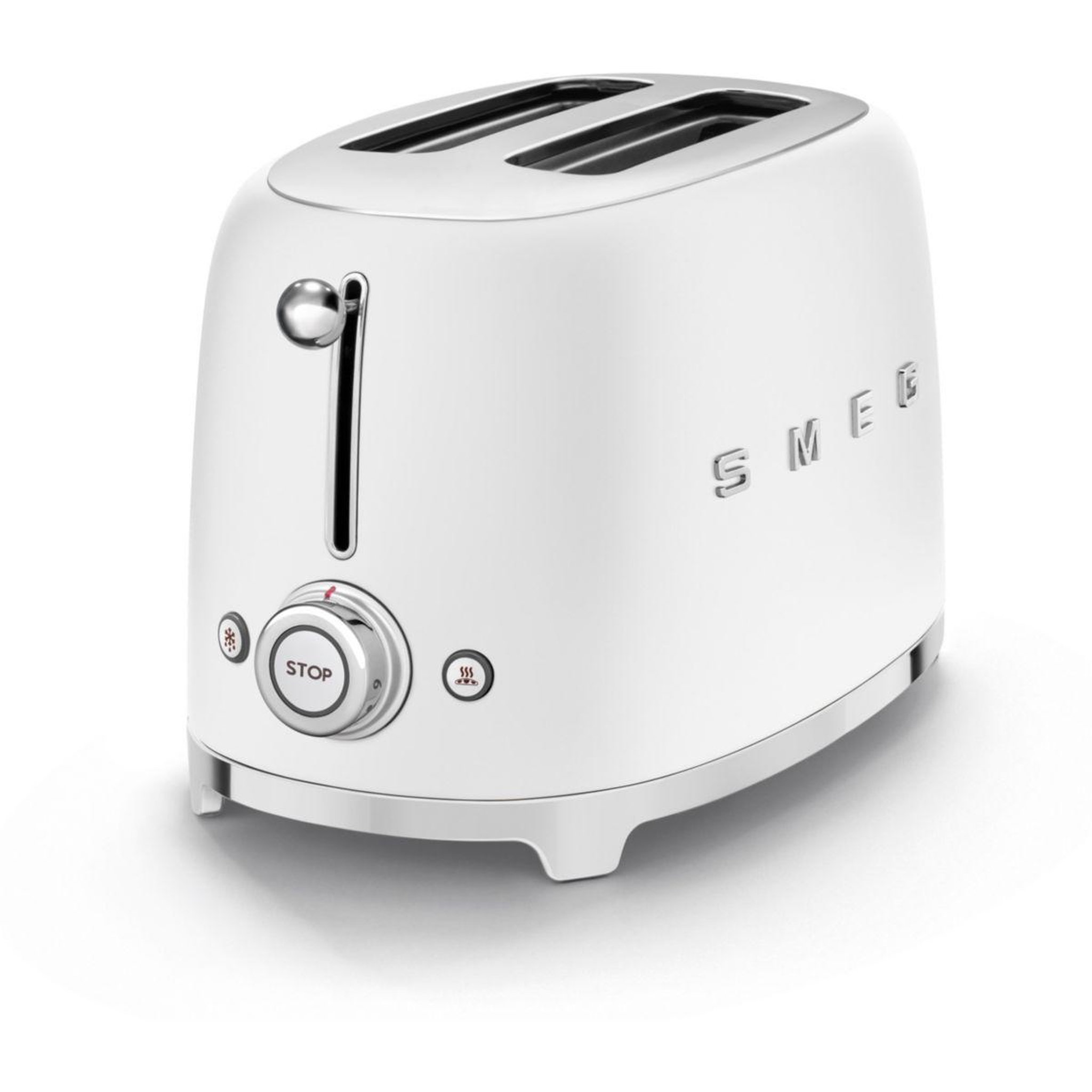 Voir la diapositive 5 : SMEG Grille-pain tsf01whmeu blanc mat