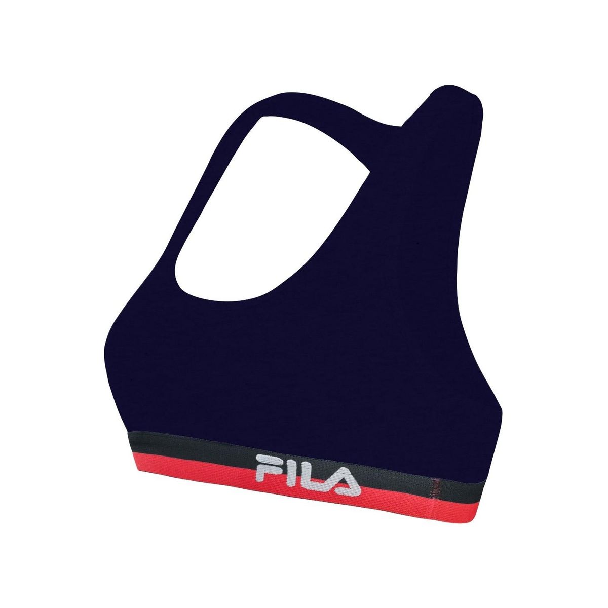 FILA Lot de 3 Brassières coton Fila FU6048 Gris, Navy et Blanc