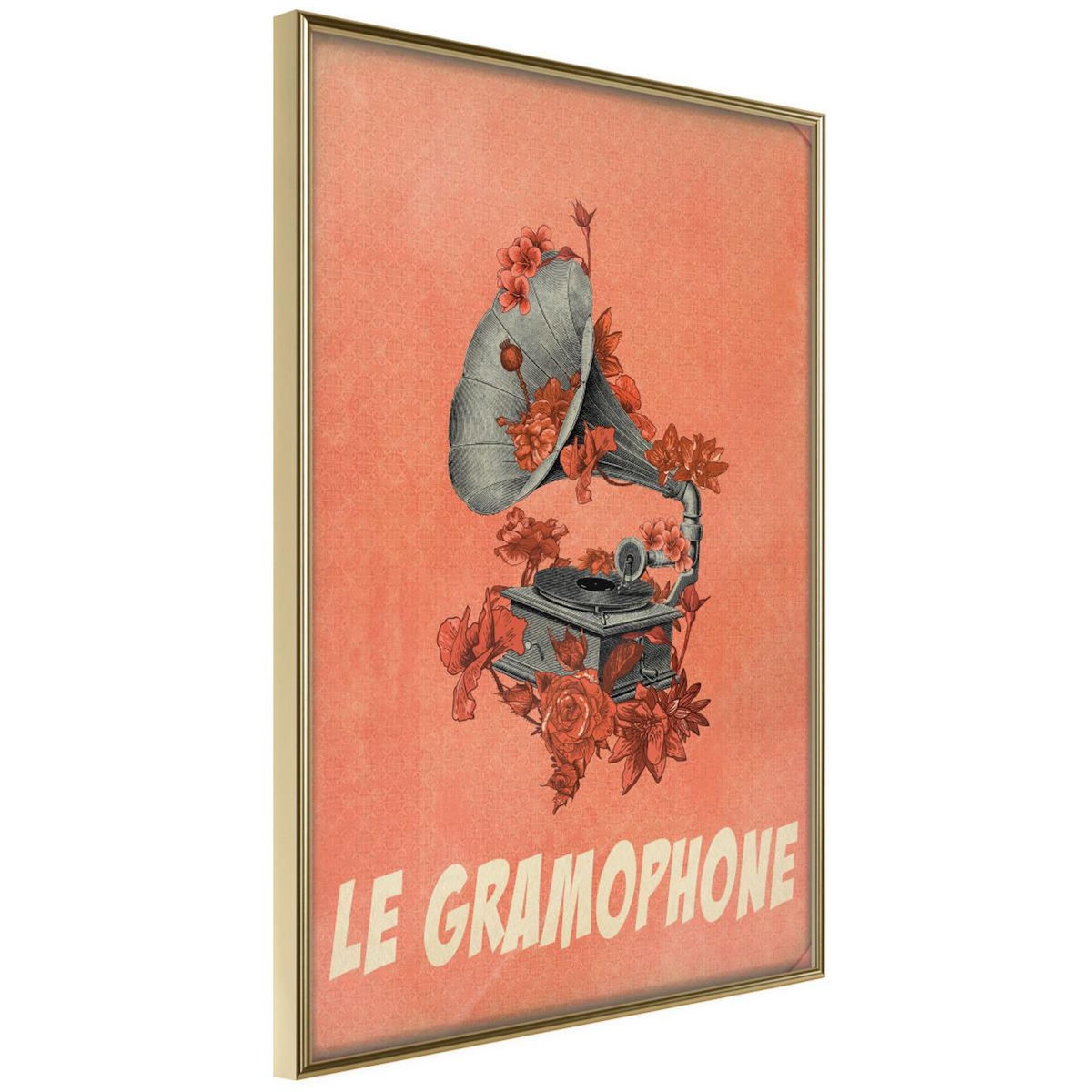 Paris Prix Affiche Murale Encadrée  Retro Music