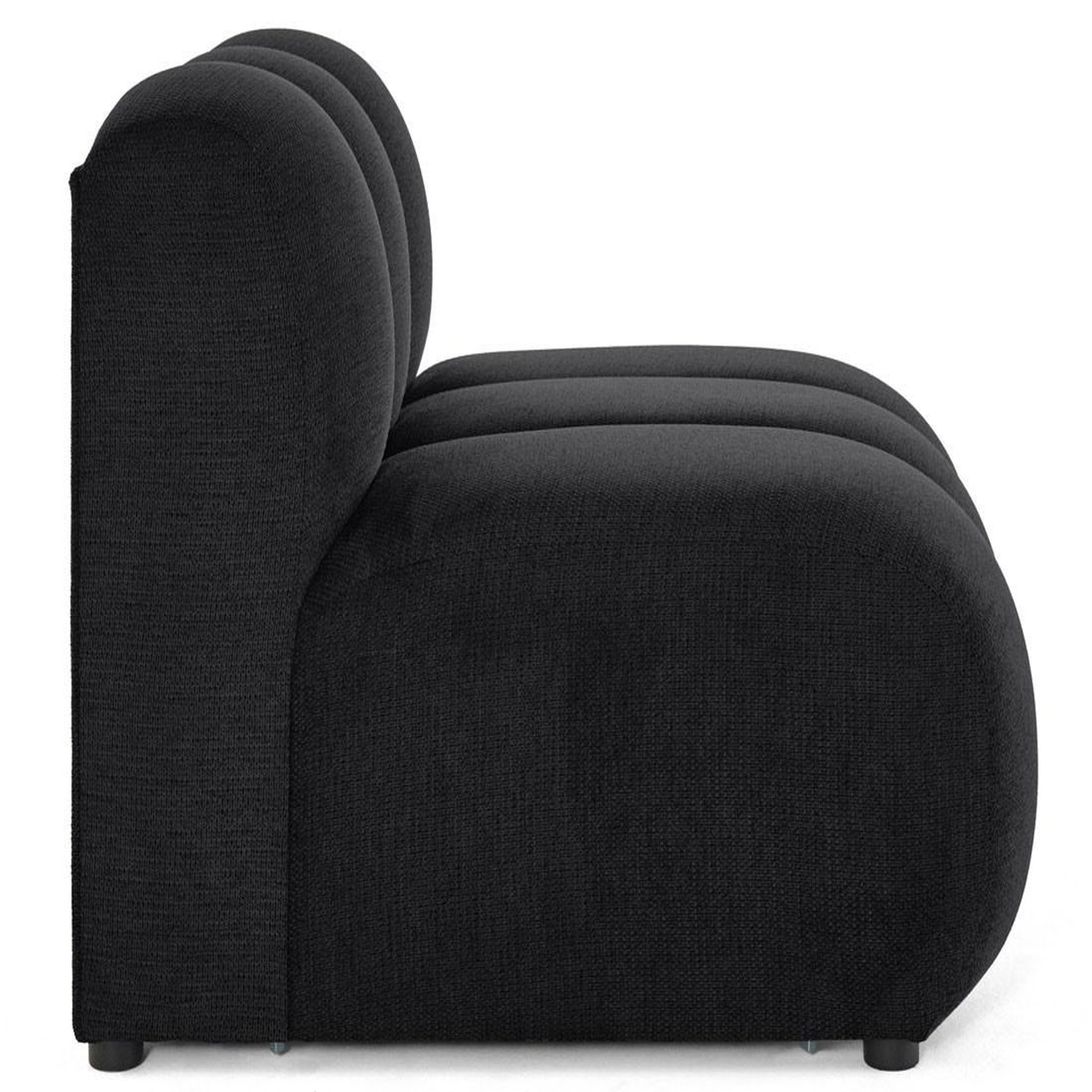 Voir la diapositive 4 : BEST MOBILIER Debbie - module d'assise en tissu texturé