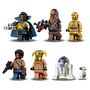 Voir la diapositive 7 : LEGO Star Wars 75257 - Faucon Millenium -  L'Ascension de Skywalker, À Construire avec Finn, Chewbacca, Lando, C-3PO, R2-D2