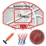 VIDAXL Ensemble de panneau de basket mural 5 pcs 66x44,5 cm