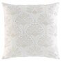 Voir la diapositive 1 : Paris Prix Coussin Déco Imprimé  Majestia  60x60cm Blanc