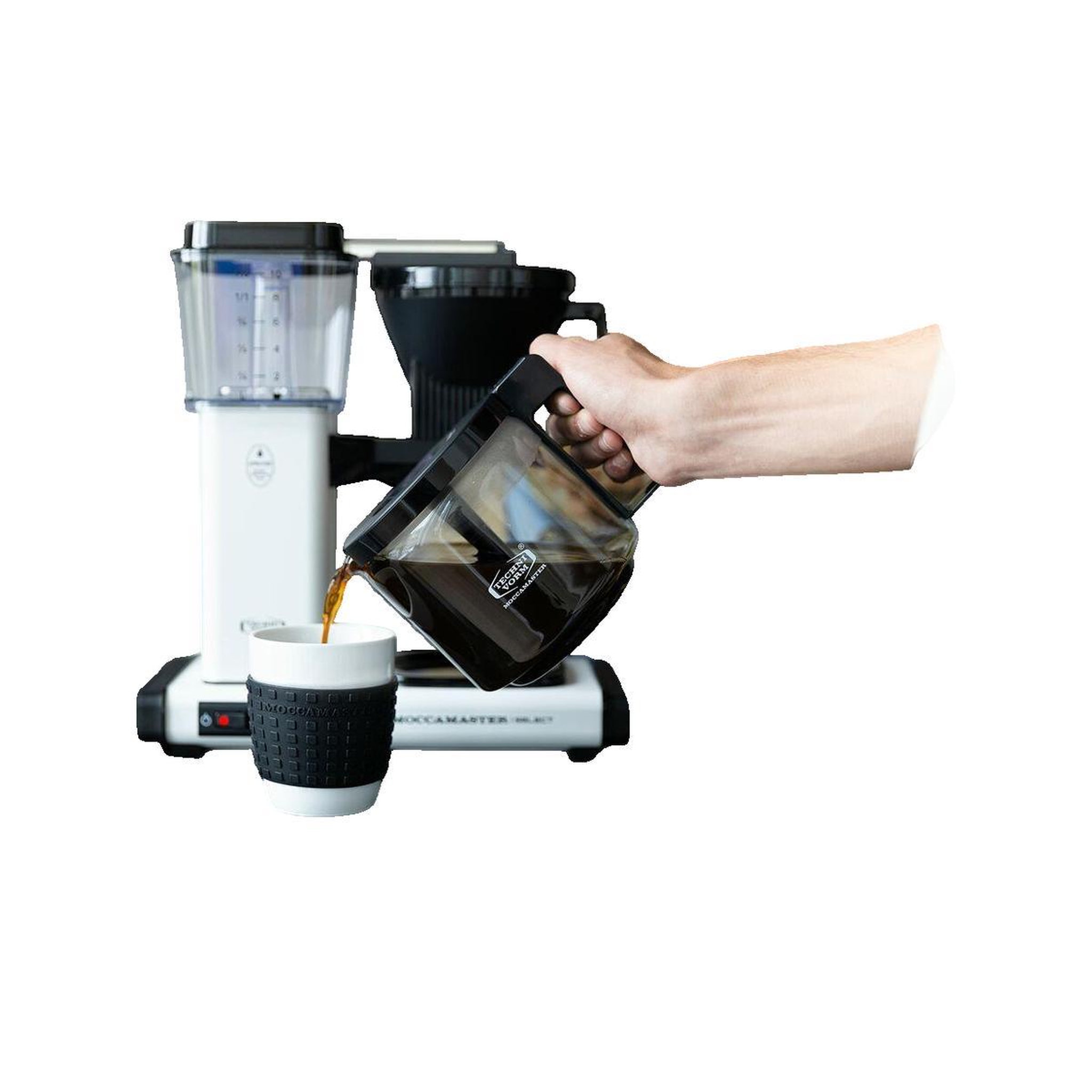 Voir la diapositive 2 : ASTER Cafetière Aster KBG 741 Select blanc mat