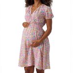 MAMALICIOUS Robe Courte de Grossesse  Femme Mamalicious 20018167. Coloris disponibles : Rose