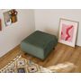 Voir la diapositive 4 : BEST MOBILIER Cristal - pouf modulable - 65 cm - en fausse fourrure côtelée