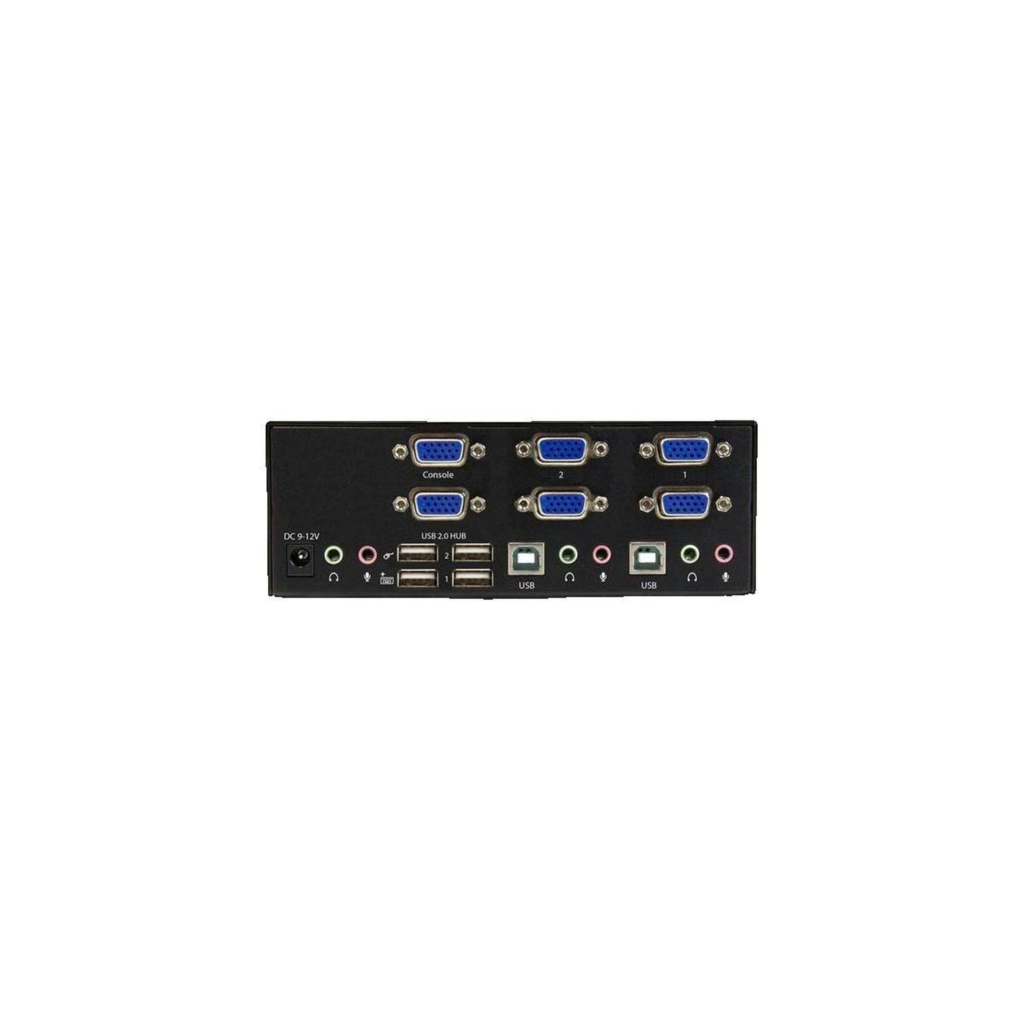 Voir la diapositive 2 : Startech Switch KVM USB double VGA StarTech avec hub USB intégré