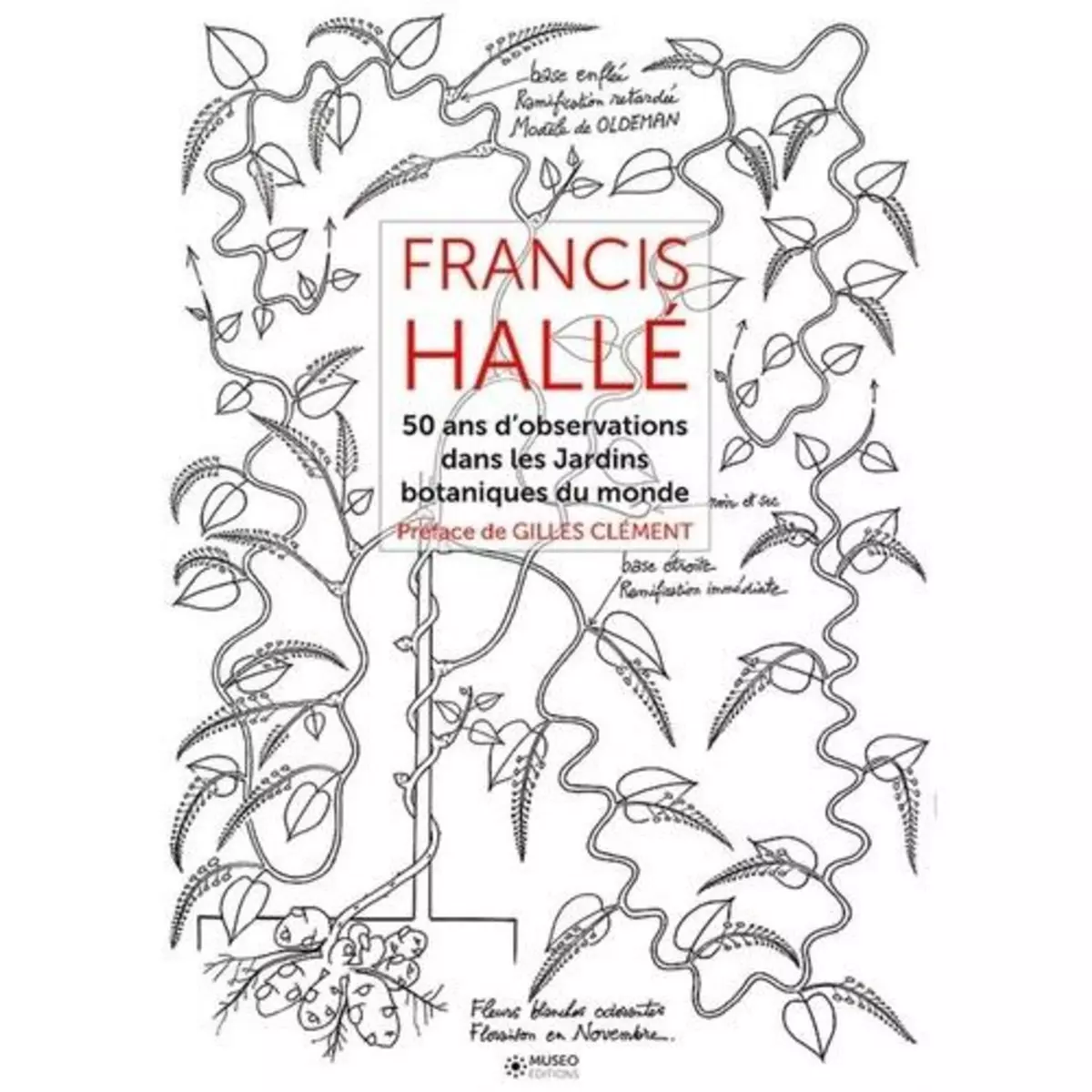  FRANCIS HALLE. 50 ANS D'OBSERVATION DE JARDINS BOTANIQUES DANS LE MONDE, Hallé Francis