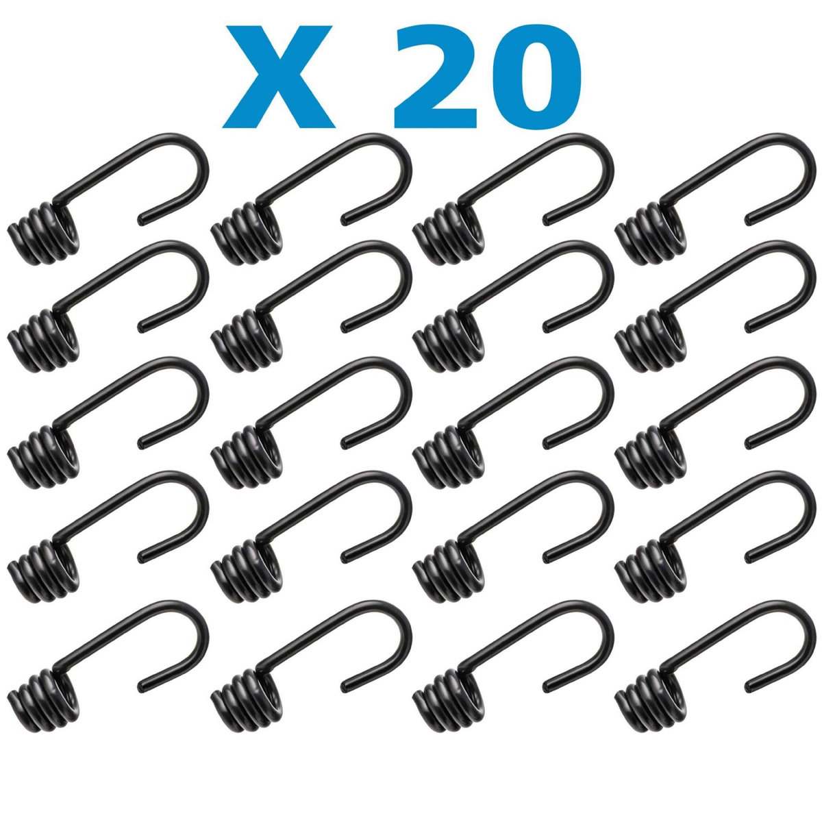 Joubert Rouleau tendeur élastique 10 m, Ø 8mm et 20 crochets