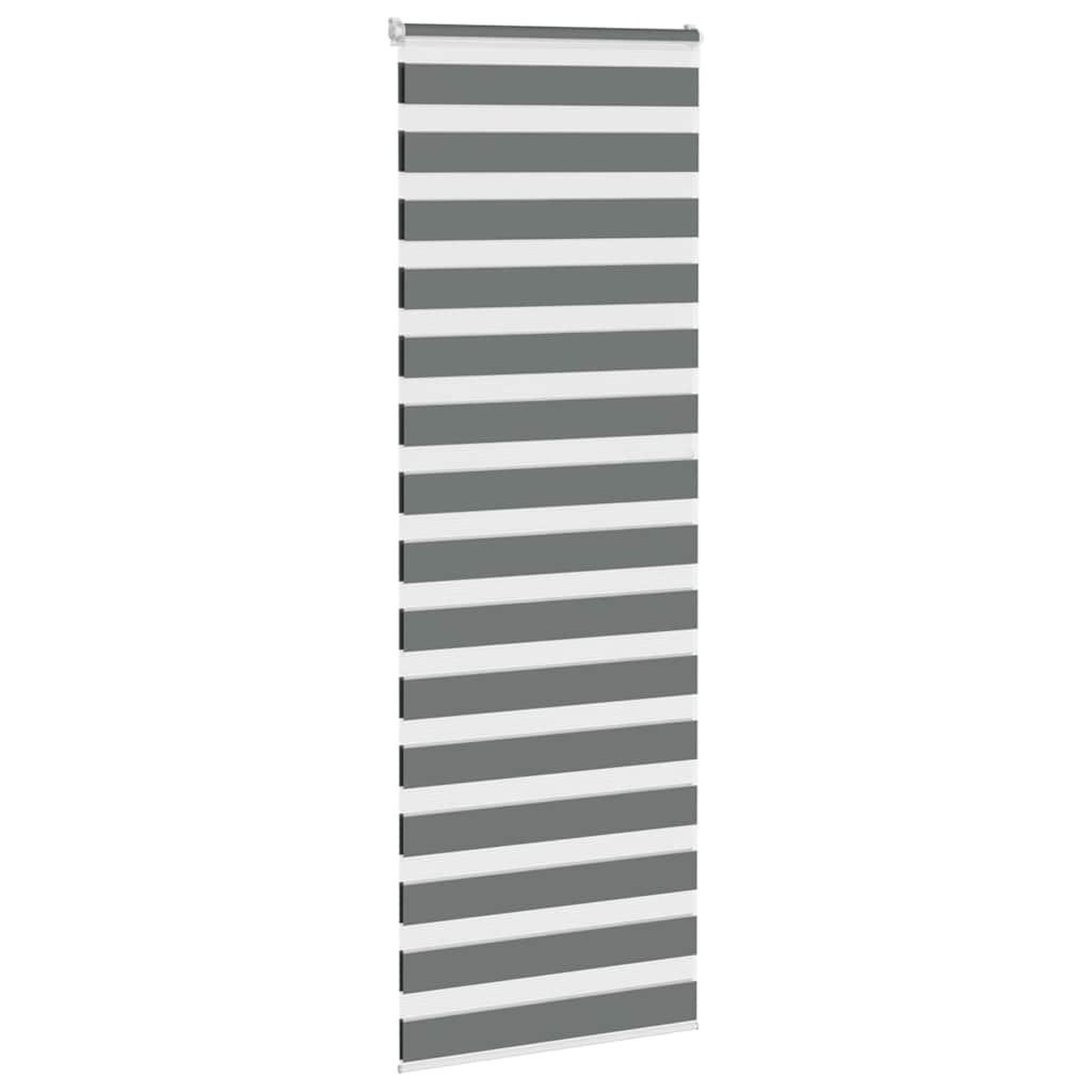 Voir la diapositive 3 : VIDAXL Store zebre gris fonce largeur du tissu 70,9 cm polyester