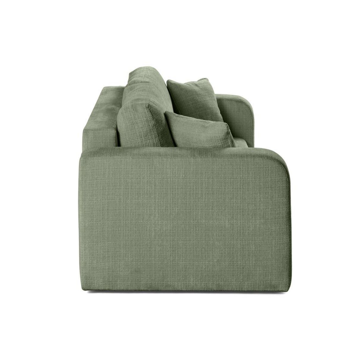 BEST MOBILIER Miro - canapé droit 2 places - en velours texturé