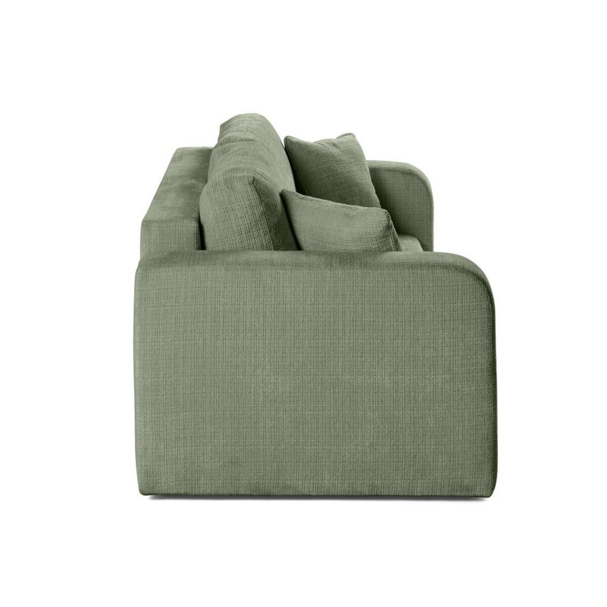 BEST MOBILIER Miro - canapé droit 2 places - en velours texturé