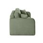 Voir la diapositive 4 : BEST MOBILIER Miro - canapé droit 2 places - en velours texturé