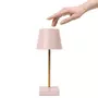 Paris Prix Lampe à Poser Led  Tactile  26cm Rose