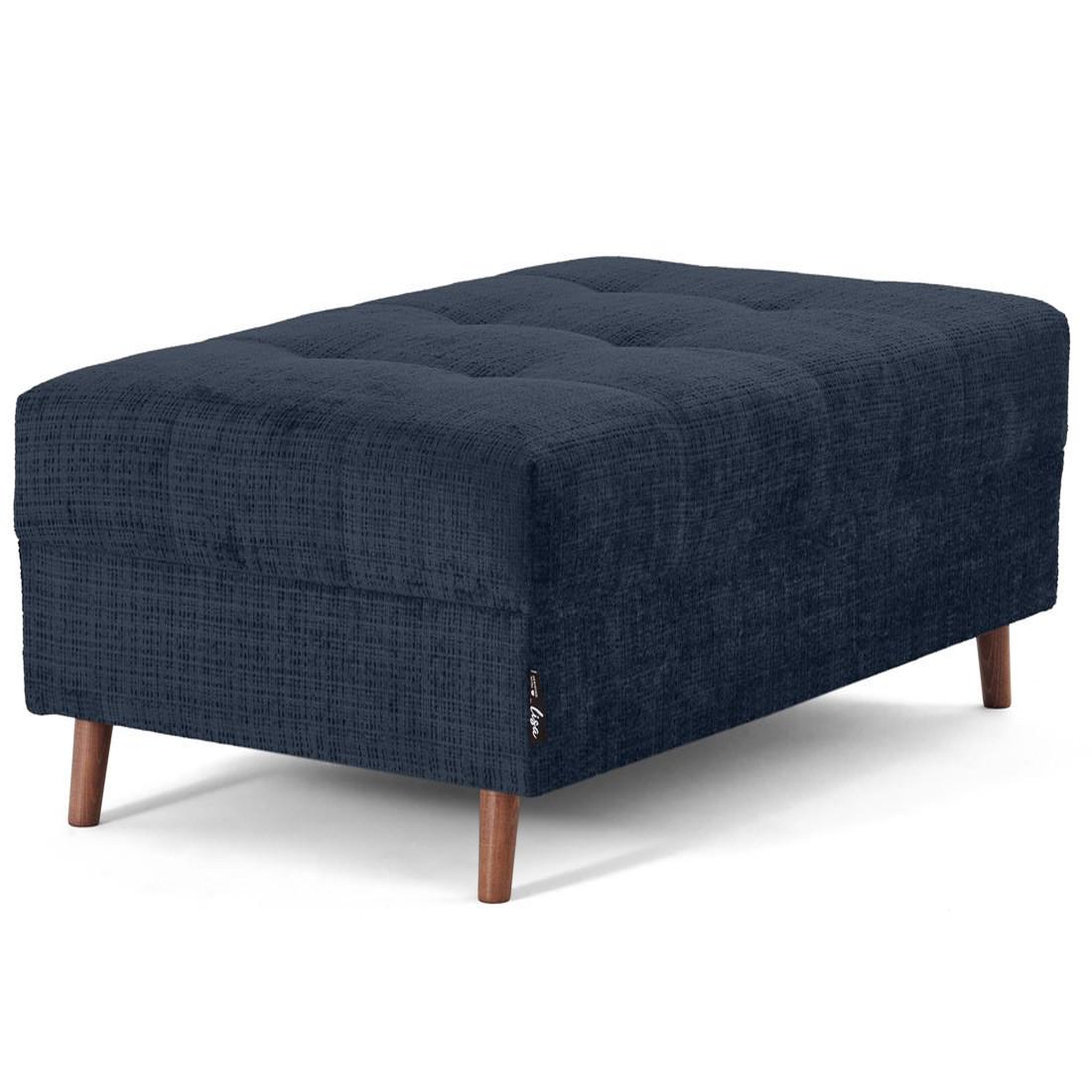 Voir la diapositive 2 : LISA DESIGN Rune - pouf en velours texturé