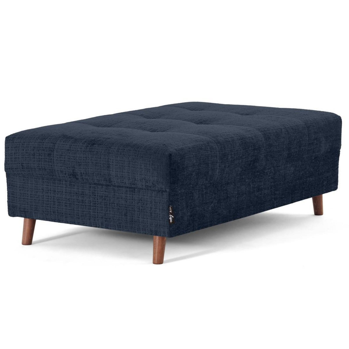 LISA DESIGN Rune - pouf en velours texturé