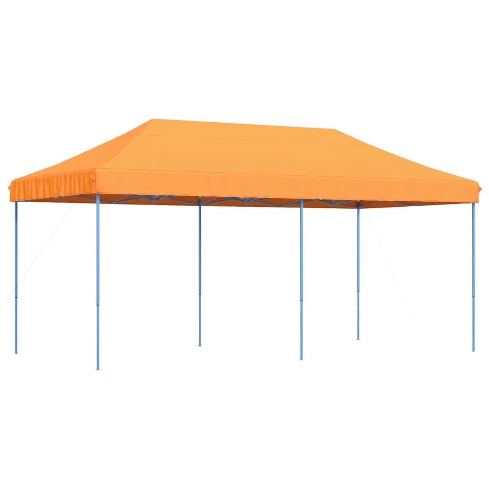 Voir la diapositive 2 : VIDAXL Tente de reception pliable escamotable orange 580x292x315 cm