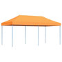 Voir la diapositive 2 : VIDAXL Tente de reception pliable escamotable orange 580x292x315 cm