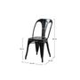 Voir la diapositive 4 : Rendez vous déco Lot de 2 chaises en métal chromé - Indus