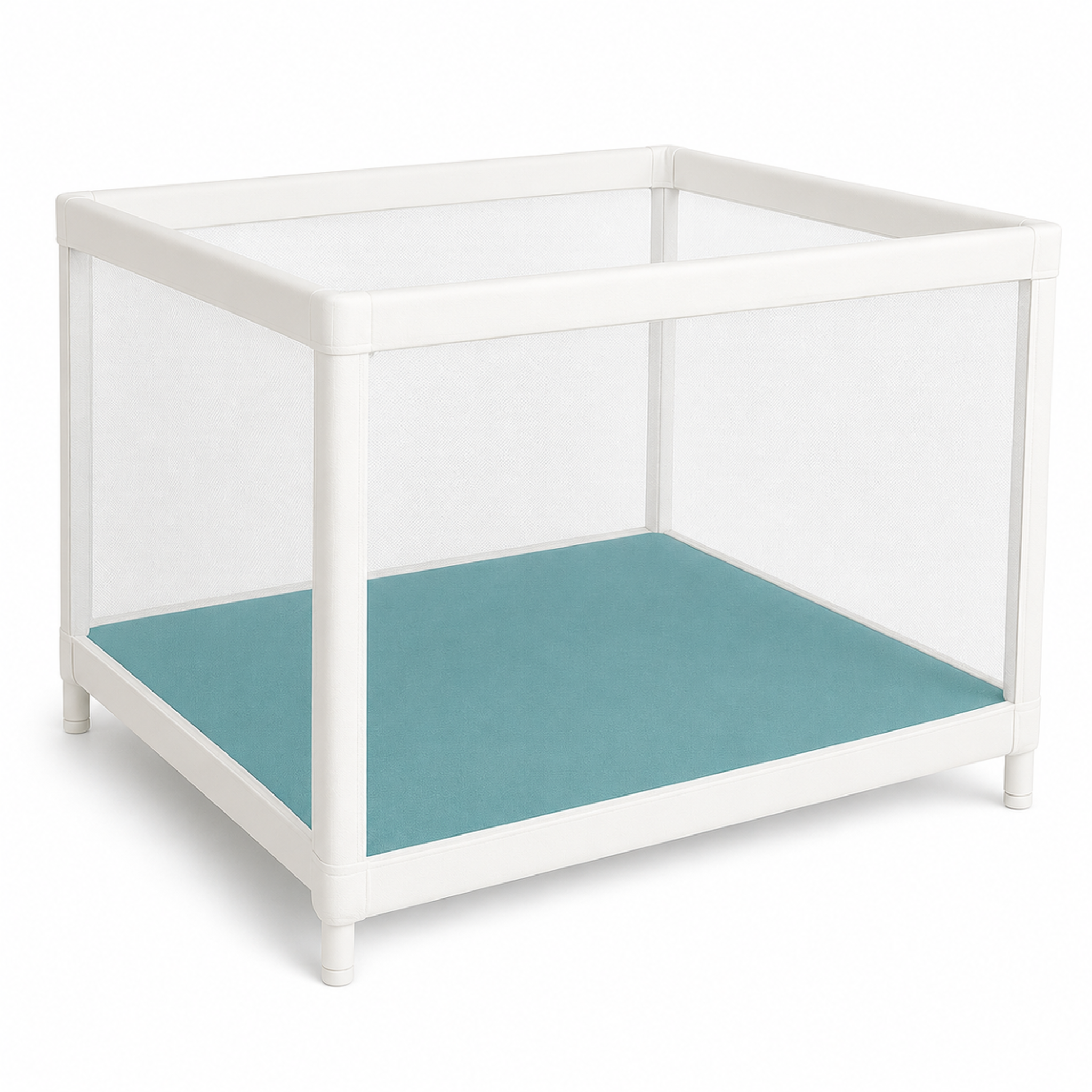 Voir la diapositive 3 : CH'TI BOUT Matelas de fond de parc 95 x 95 x 2.5 cm - coton a enduction acrylique