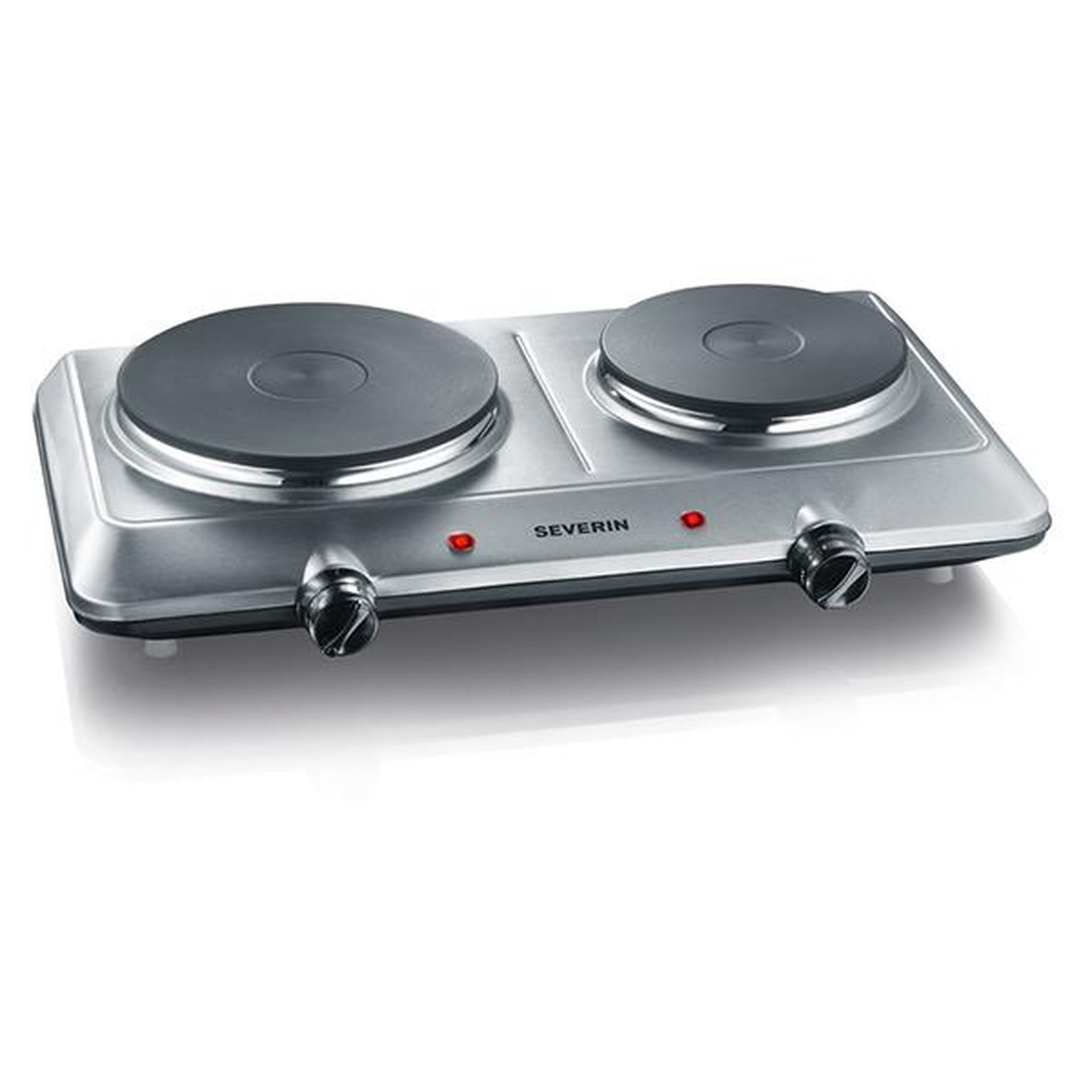 SEVERIN Réchaud électrique 2 feux 1000w+1500w inox - DK1014