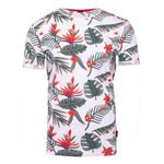 LA MAISON BLAGGIO T shirt Blanc/ Homme La Maison Blaggio Fleur. Coloris disponibles : Rouge