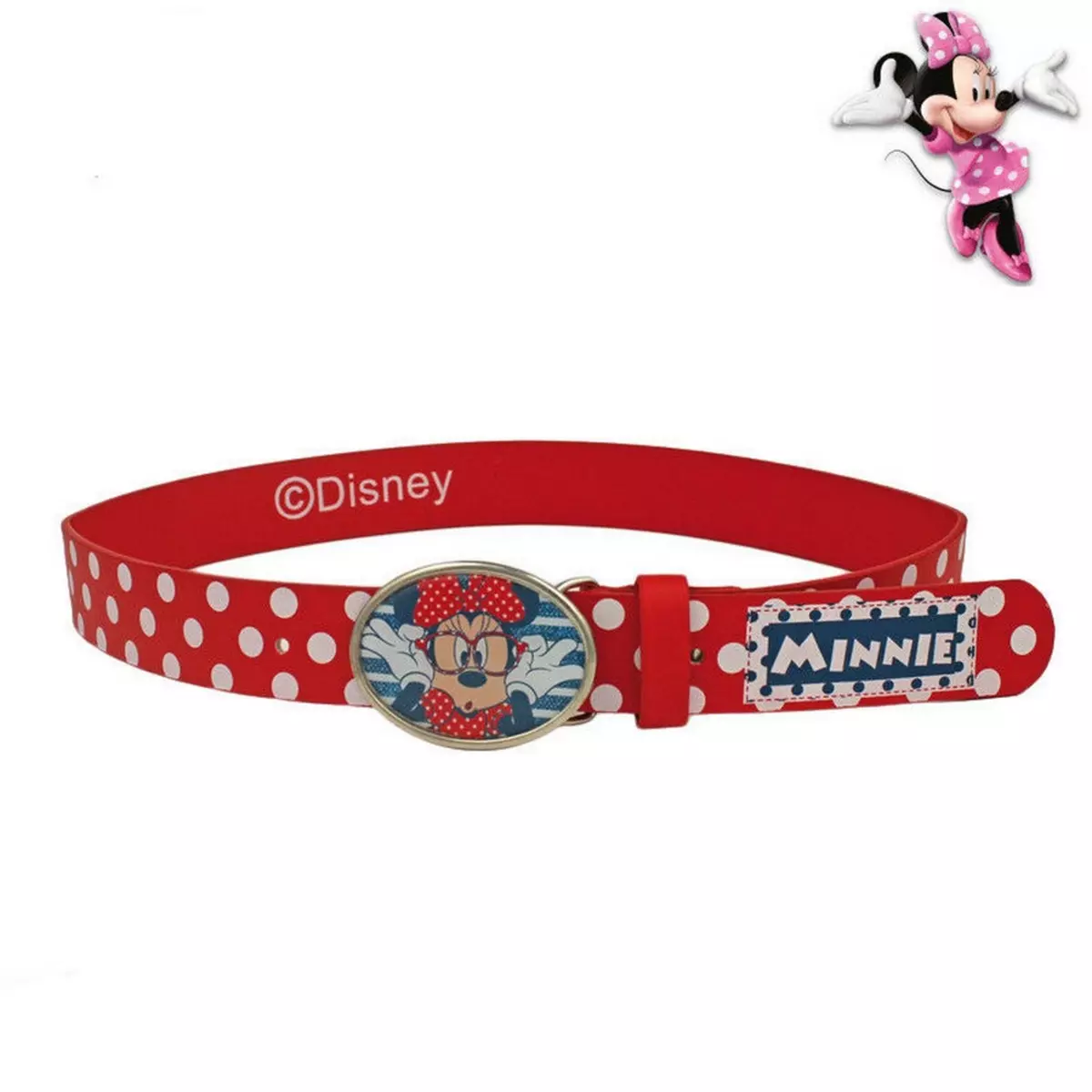 DISNEY Ceinture Disney Minnie Mouse 88 cm rouge