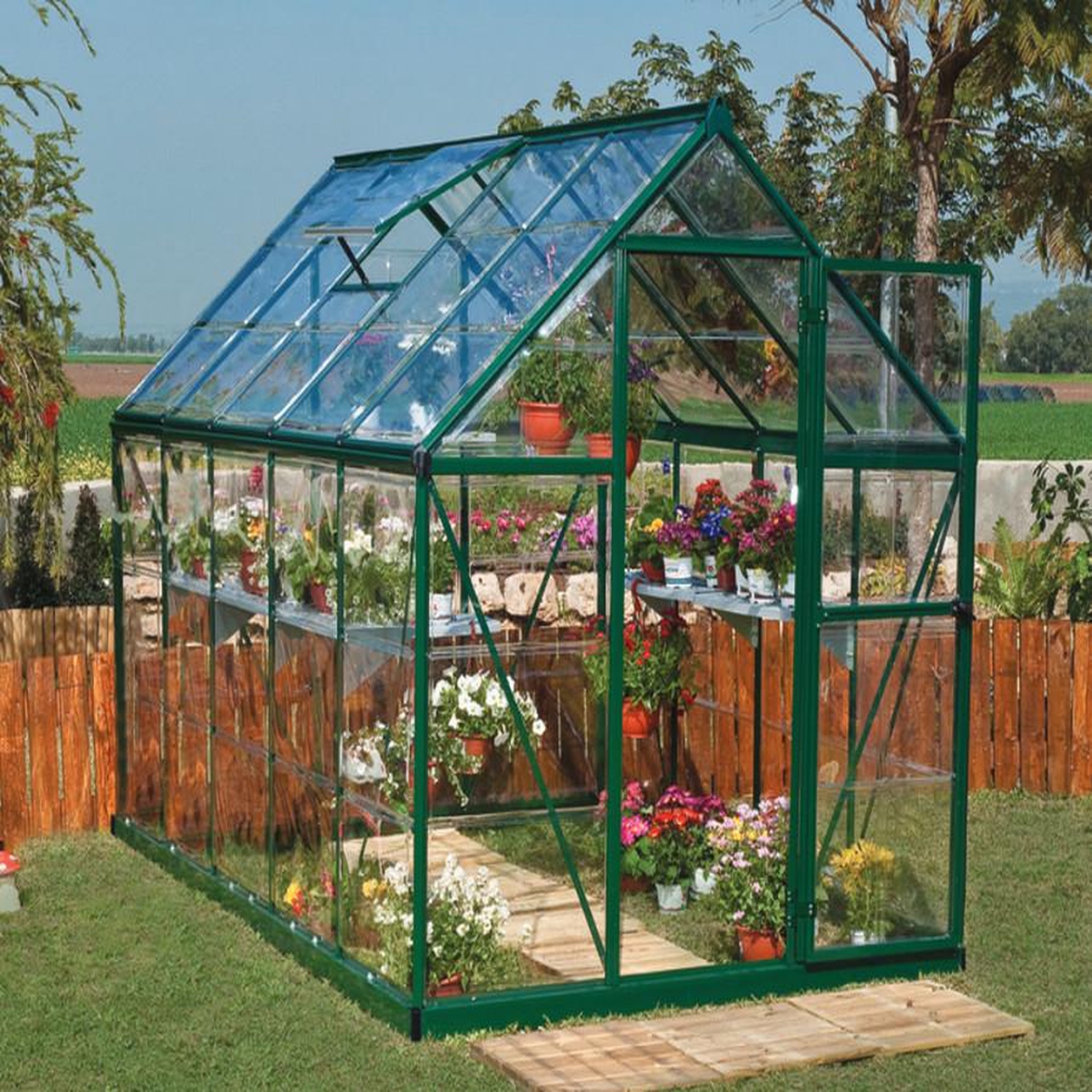 Palram Serre de jardin 5.6m² verte - 701629