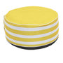 Voir la diapositive 1 : Paris Prix Pouf Gonflable Rayé  Bain de Soleil  56cm Jaune