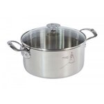 De buyer Faitout inox 20cm avec couvercle - 3427.20