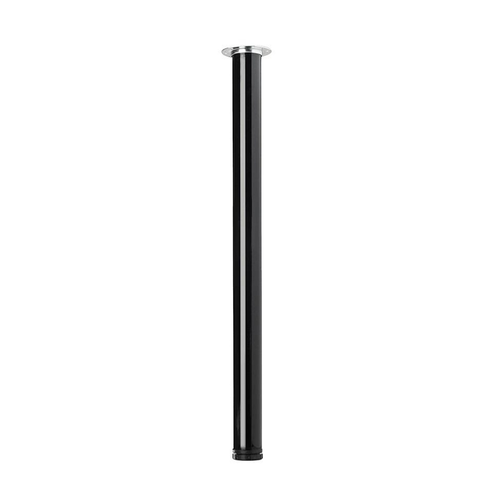 CENTRALE BRICO Pied de table ts001 820/60mm noir brillant - réglable