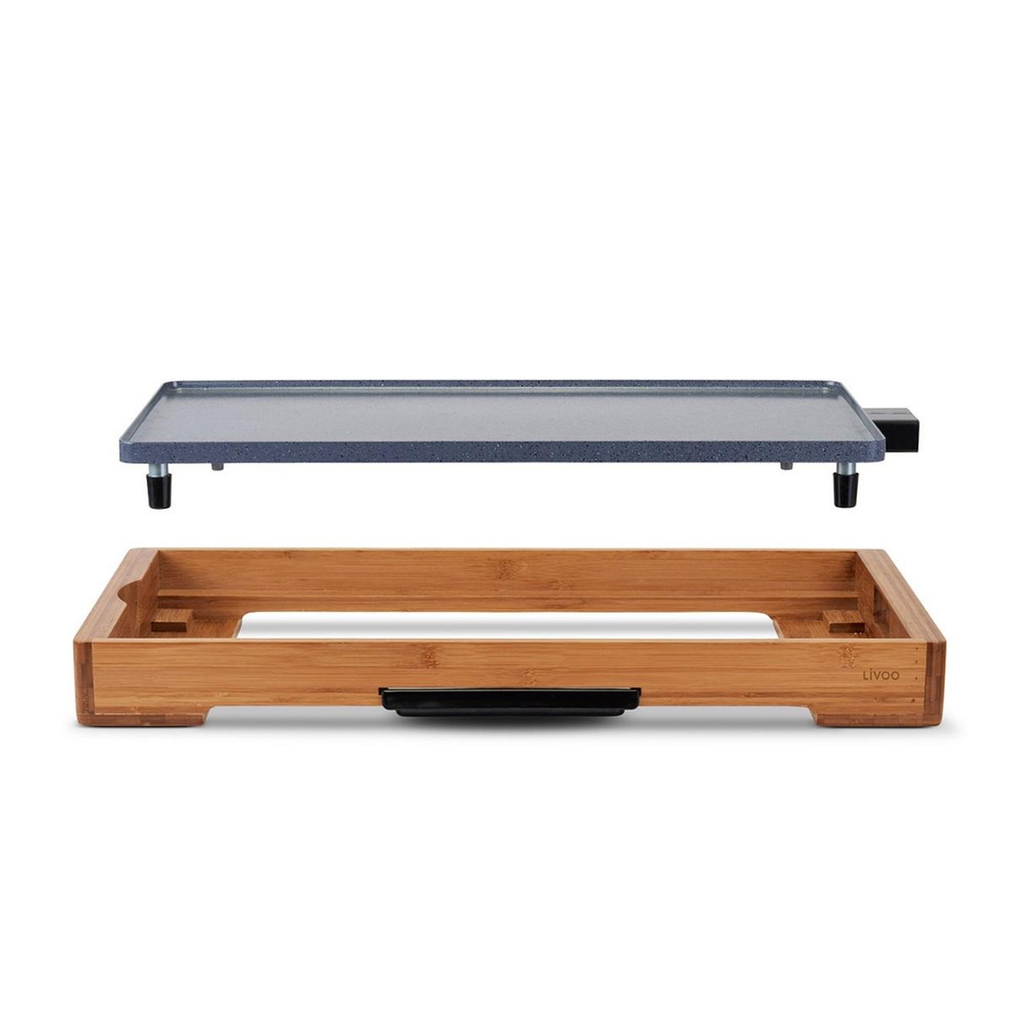 Voir la diapositive 3 : LIVOO Plancha électrique 2200w 50x24.5cm - DOC322