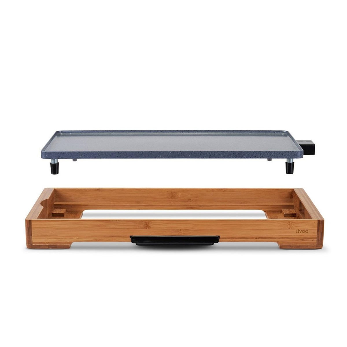 LIVOO Plancha électrique 2200w 50x24.5cm - DOC322