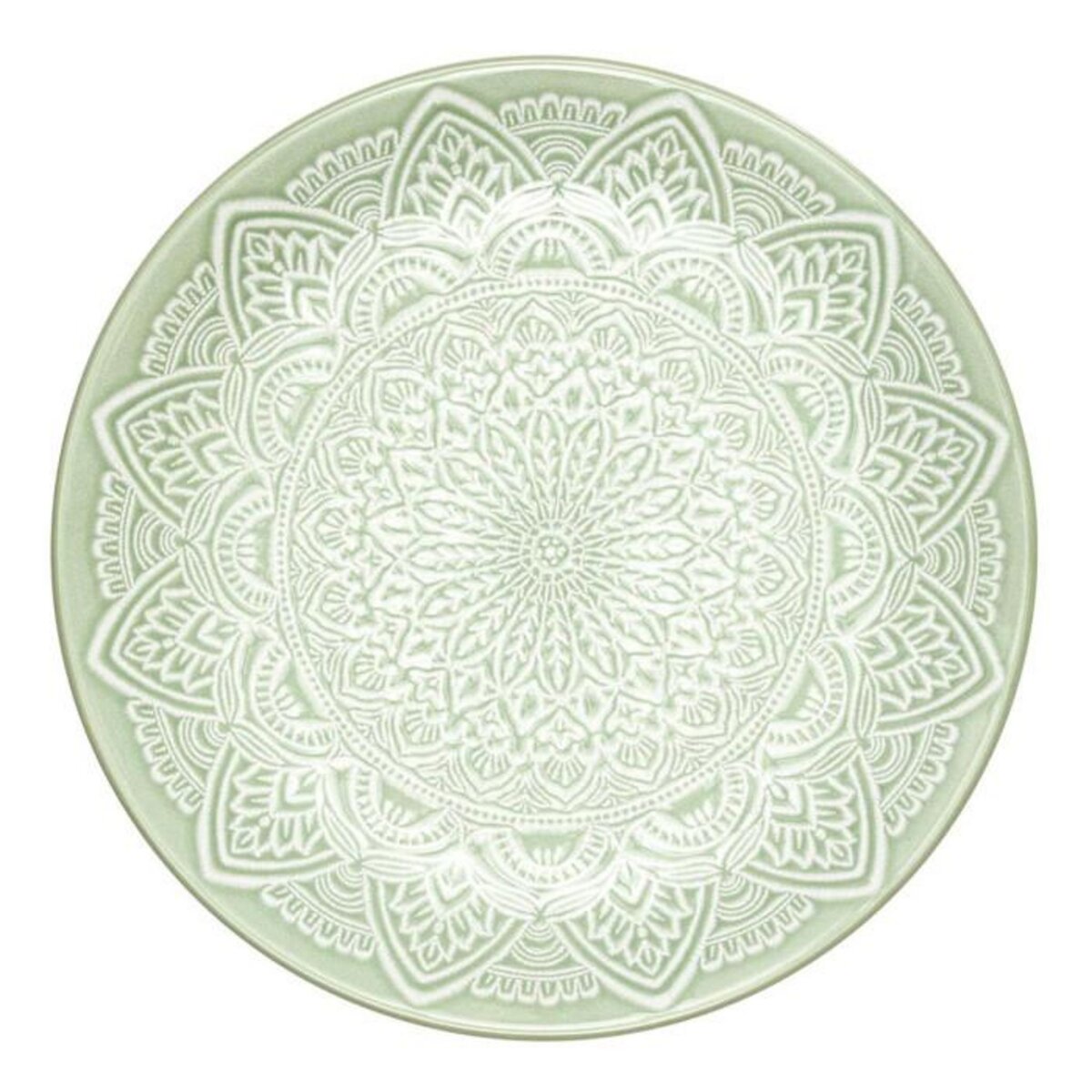 Paris Prix Lot de 6 Assiettes à Dessert  Sahara  19cm Vert