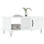 Voir la diapositive 3 : VIDAXL Table basse Blanc brillant 90x50x40 cm Bois d ingénierie