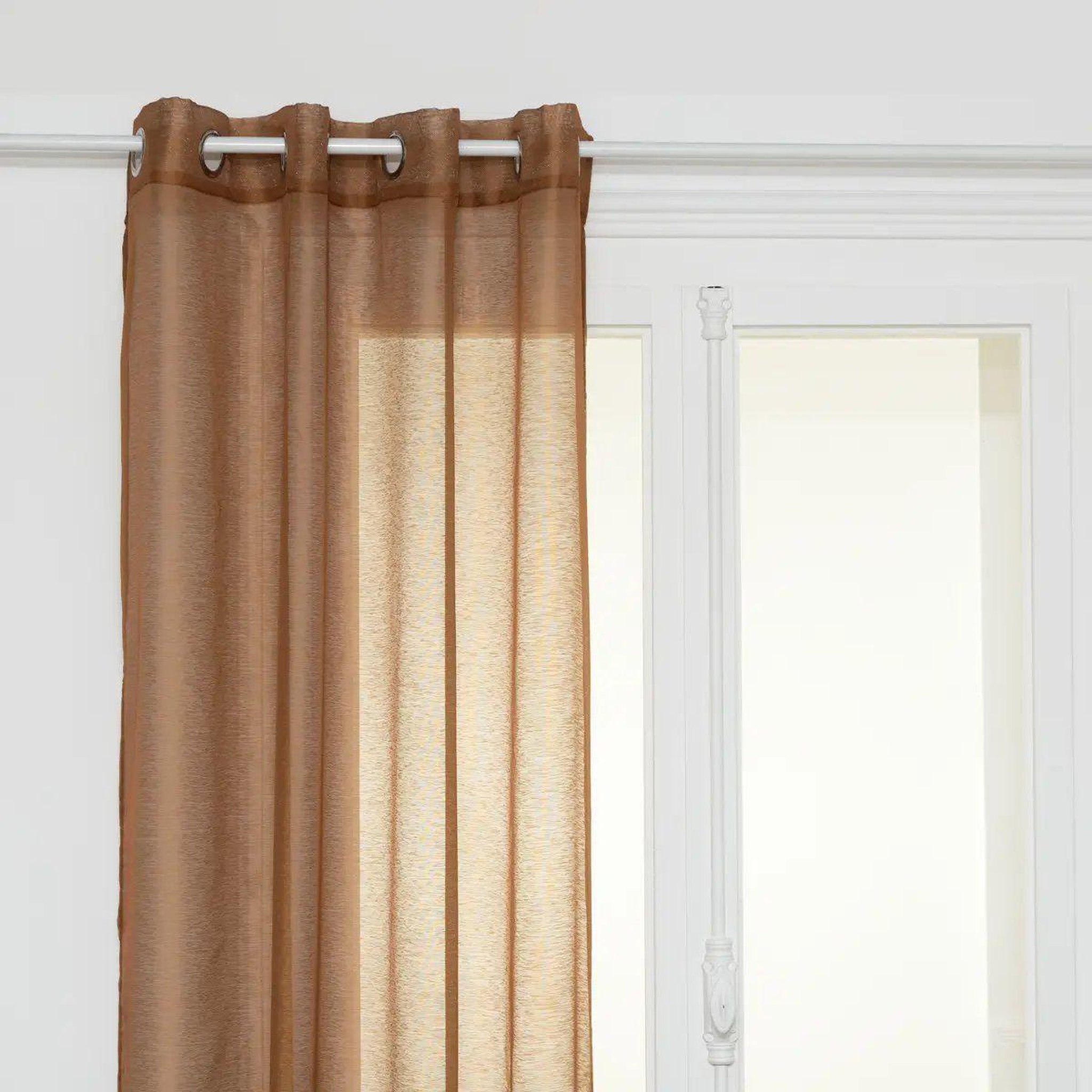 ATMOSPHERA Rideau voilage  moly  135x240cm cannelle
