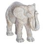 Voir la diapositive 1 : ATMOSPHERA Statuette en Résine  Éléphant  15cm Beige