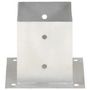 Voir la diapositive 3 : VIDAXL Ancres de poteau 4 pcs Metal galvanise 121 mm