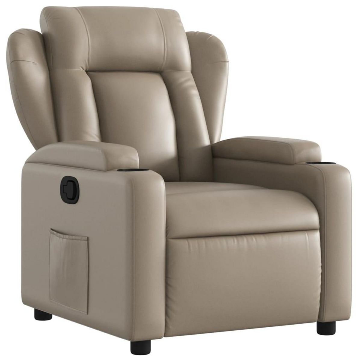 VIDAXL Fauteuil inclinable Cappuccino Similicuir