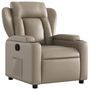 Voir la diapositive 2 : VIDAXL Fauteuil inclinable Cappuccino Similicuir