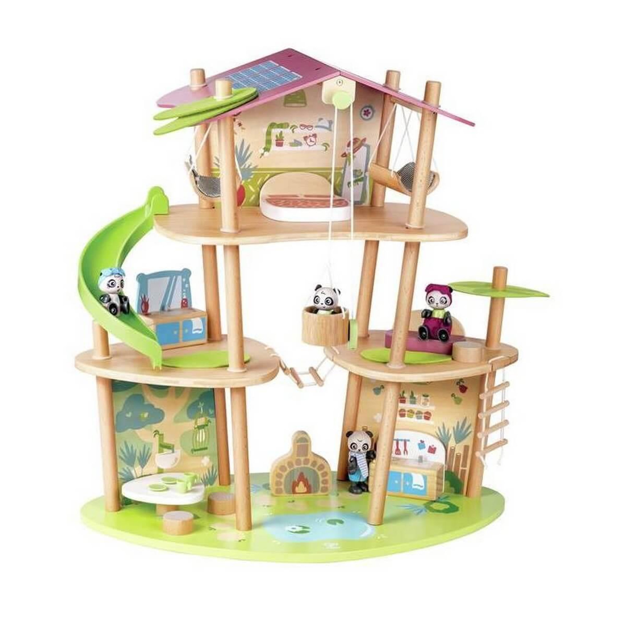 Hape La maison en bambou des pandas
