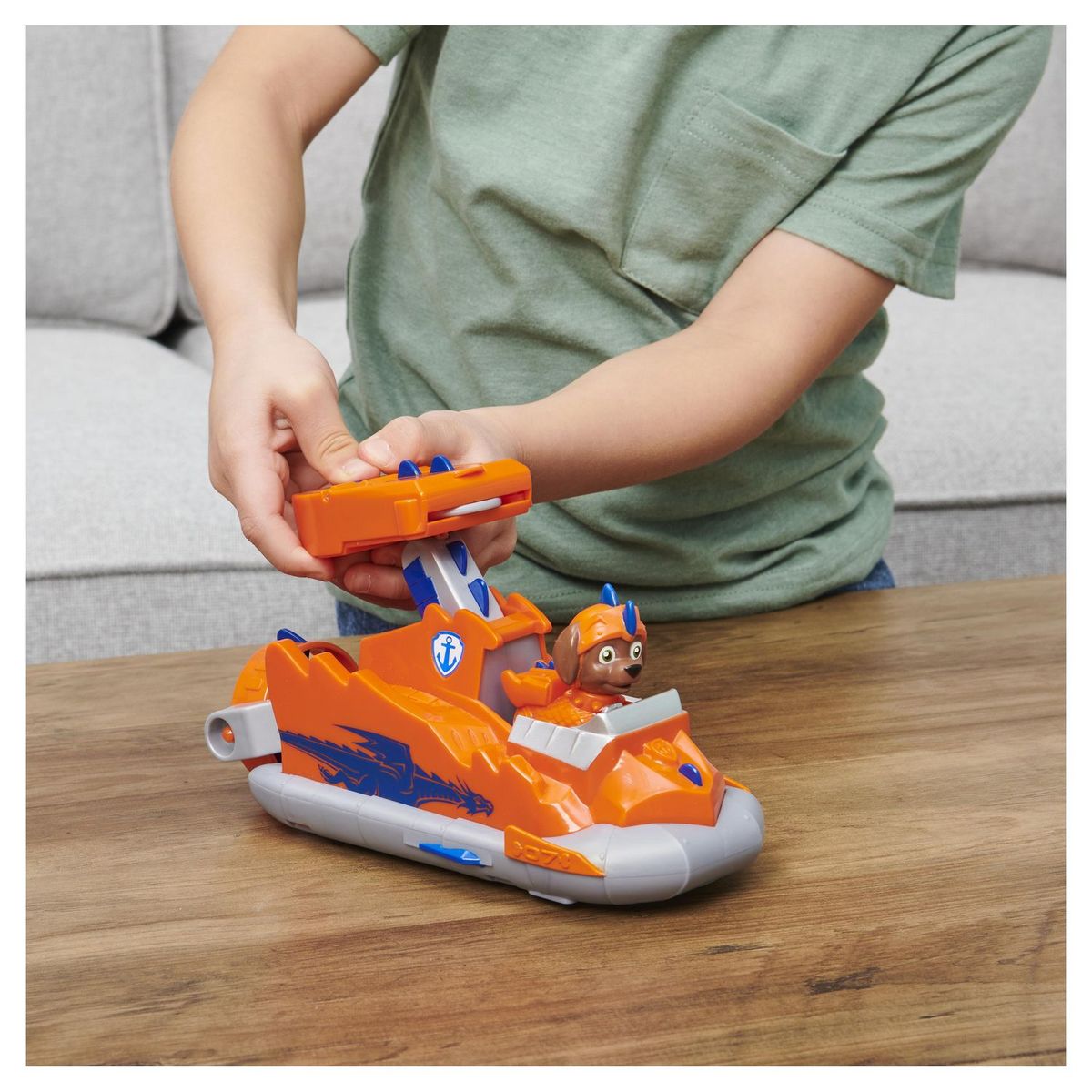 SPIN MASTER Véhicule + Figurine Zuma Rescue Knights La Pat' Patrouille