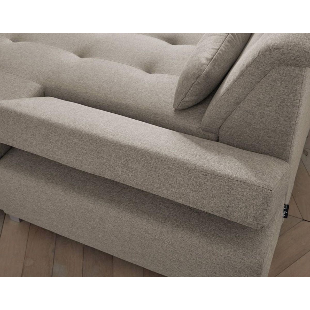 LISA DESIGN Vermont - canapé panoramique d'angle gauche - 7 places - xxl