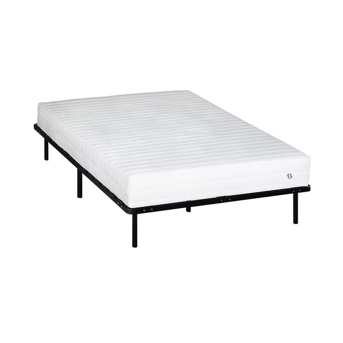 OLYMPE LITERIE OLYMPE LITERIE | Ensemble KLO | Matelas Mousse Haute Densité + Sommier Métal