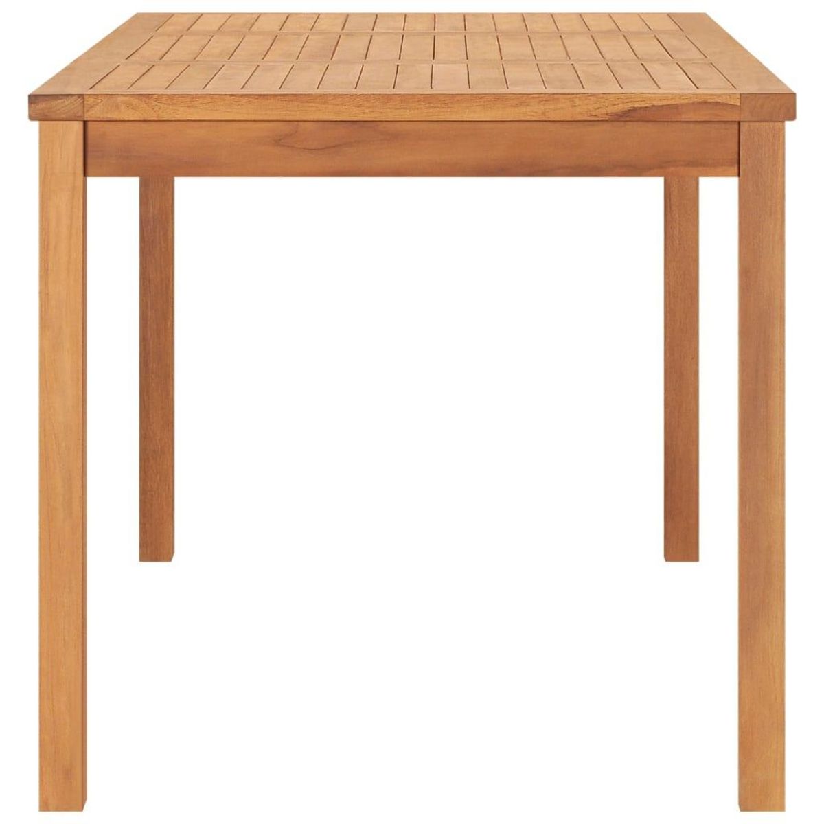 VIDAXL Table a dîner de jardin 160x80x77 cm Bois de teck solide