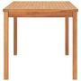 Voir la diapositive 3 : VIDAXL Table a dîner de jardin 160x80x77 cm Bois de teck solide